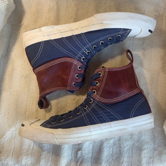 🔥CONVERSE “Jack Purcell” High Tops - Picture 3 of 8